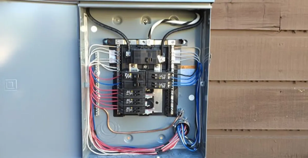electrical panel upgrade service featuring newly installed electrical panel wired by licensed electricians in Orlando, FL